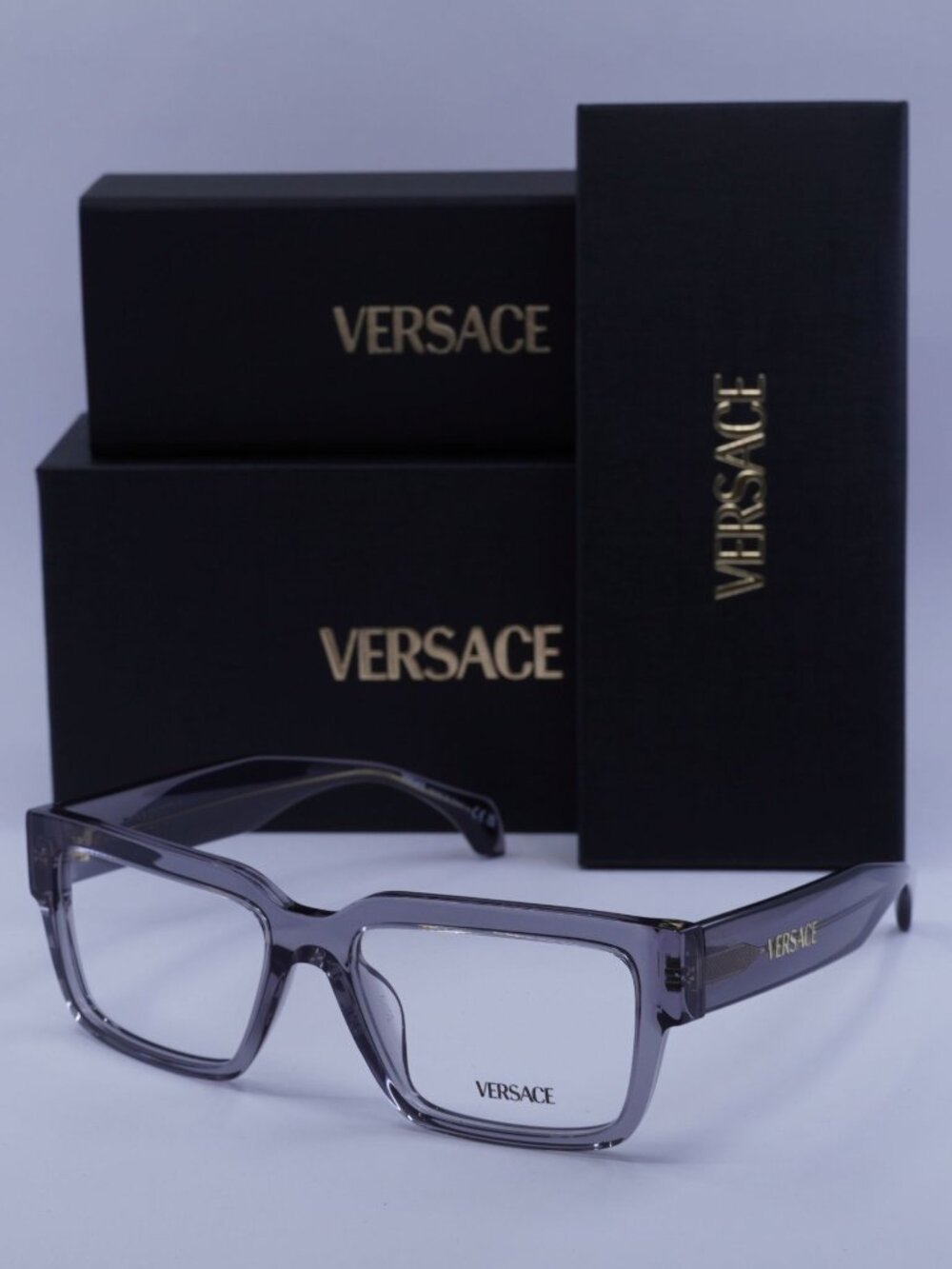 Versace VE3374U 5510 Rectangle Eyeglasses 55mm – Grey